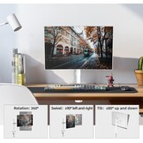 Monitorarm Wit 80cm Hoog - 13-32 inch Schermen | 31% Korting