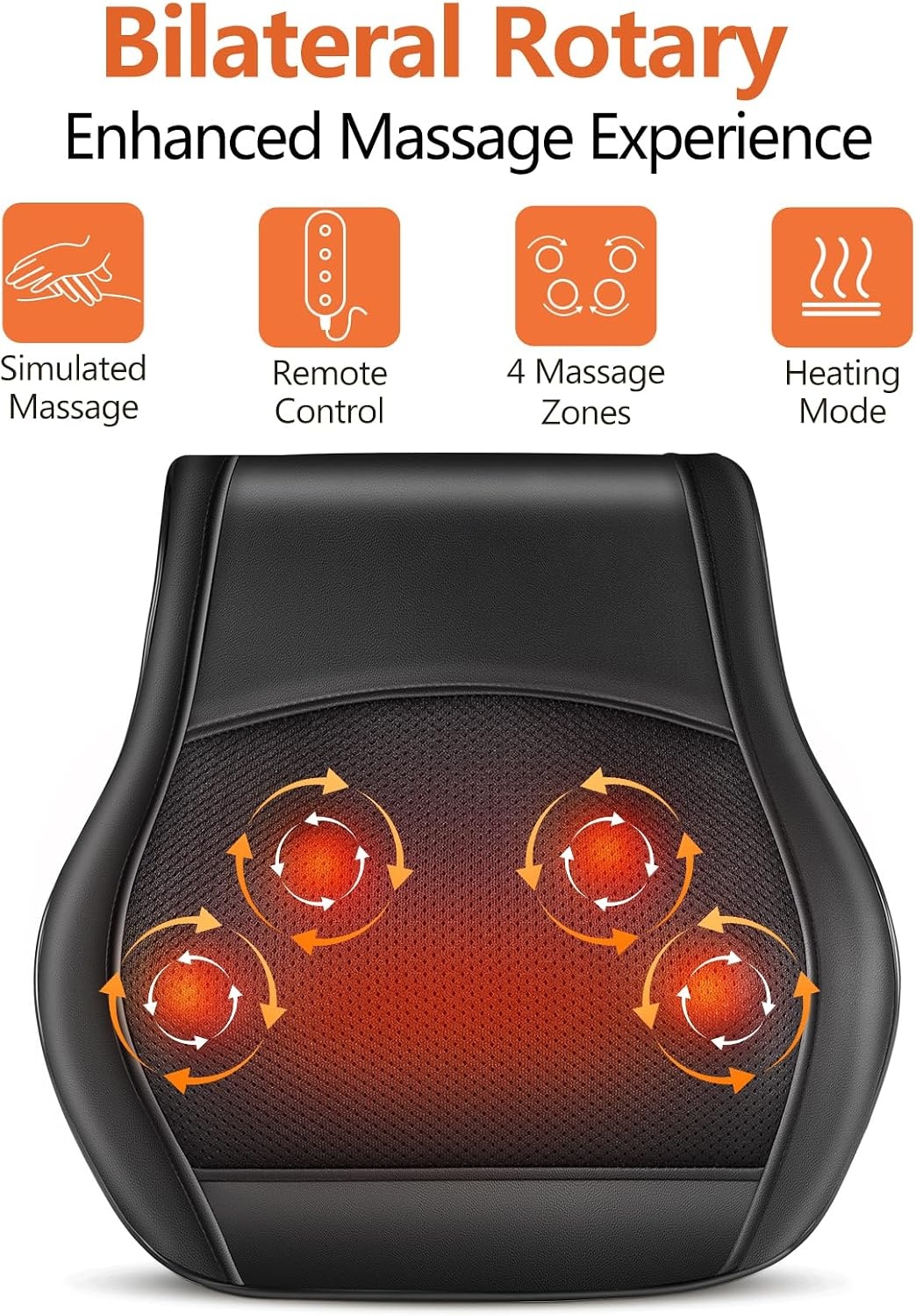 Shiatsu Massagekussen Nek Rug Schouders met Warmte - 52% Korting