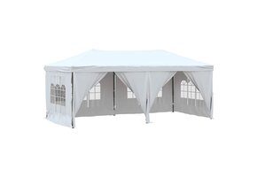 Opvouwbare Partytent 3x6m Wit - 41% Korting!
