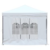 Inklapbare Partytent met Zijwanden 3x6 m Wit - 35% Korting