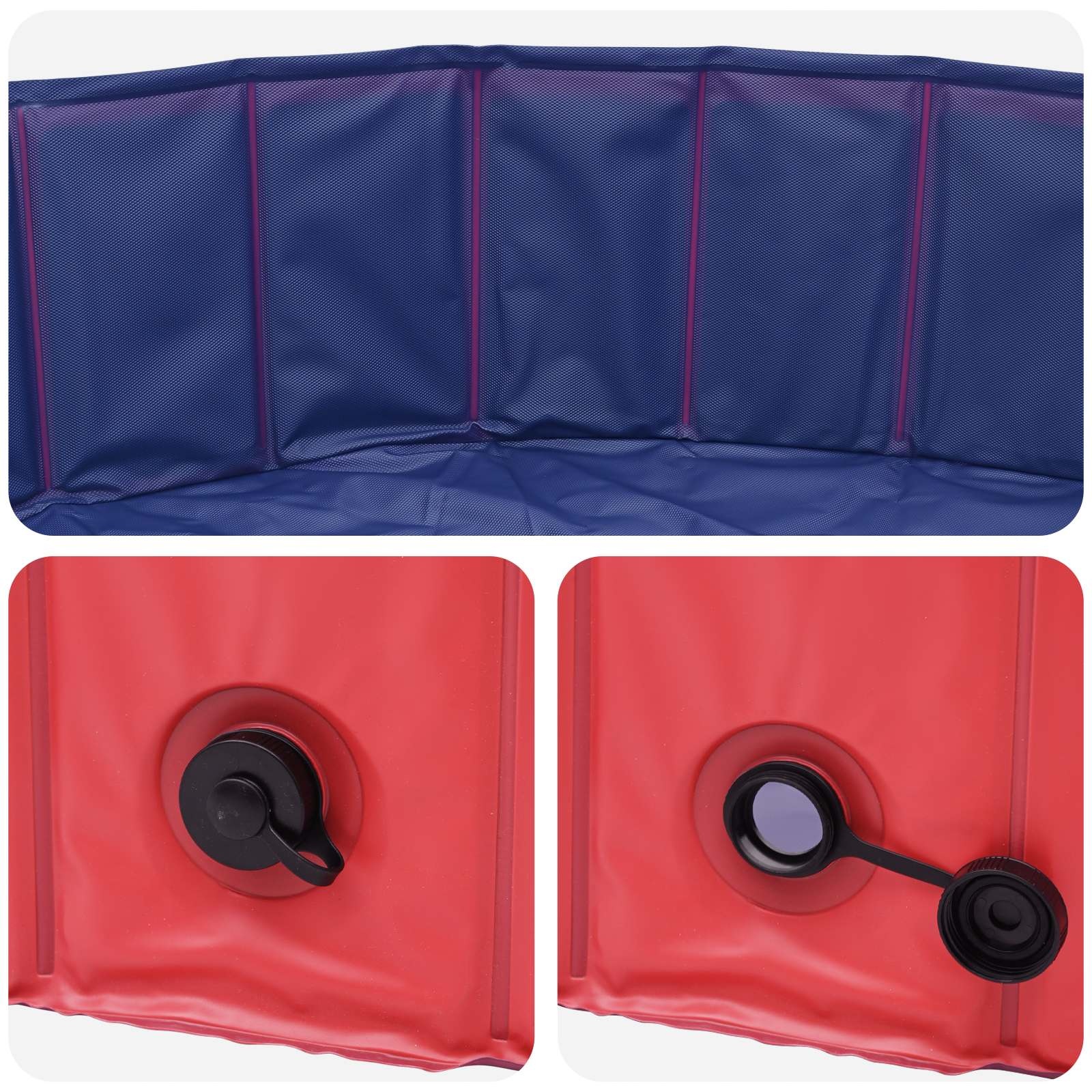 Honden Zwembad Dik PVC Ø200x30cm Rood - 34% Korting!