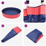 Honden Zwembad Dik PVC Ø200x30cm Rood - 34% Korting!