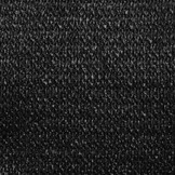 Zonnezeil 3,6x3,6m Zwart HDPE - 33% Korting