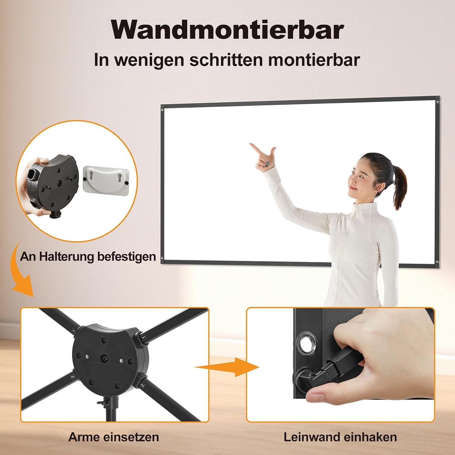 Beamerscherm Outdoor 90 inch (16:9) met Statief - 34% Korting