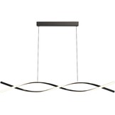 Zwarte LED Hanglamp 120cm Eettafel - 34% Korting