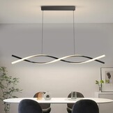 Zwarte LED Hanglamp 120cm Eettafel - 34% Korting