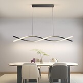 Zwarte LED Hanglamp 120cm Eettafel - 34% Korting