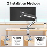 Monitorarm met Gasveer - 13-32 inch - 32% Korting