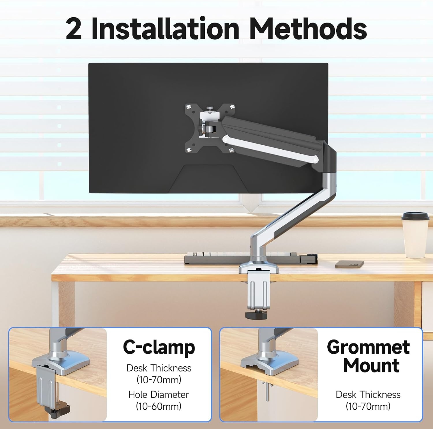 Monitorarm met Gasveer - 13-32 inch - 32% Korting