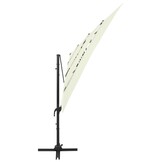 Parasol 4-laags 250x250cm Zandkleurig - 54% Korting!