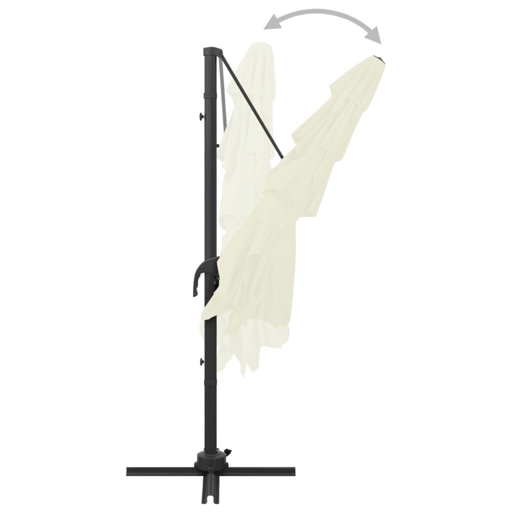 Parasol 4-laags 250x250cm Zandkleurig - 54% Korting!