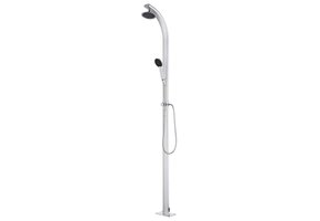 Buitendouche 215 cm Aluminium met Hoofd- en Handdouche - 41% Korting