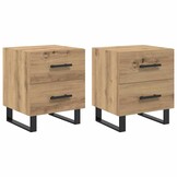 Nachtkastje Artisan Eiken - 54% Korting