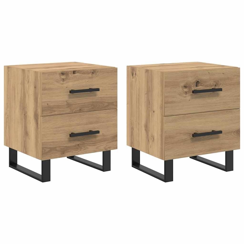 Nachtkastje Artisan Eiken - 54% Korting