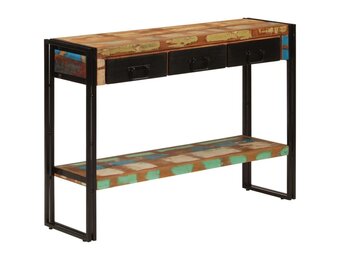 Wandtafel Gerecycled Hout & IJzer 110x76 cm - 59% Korting