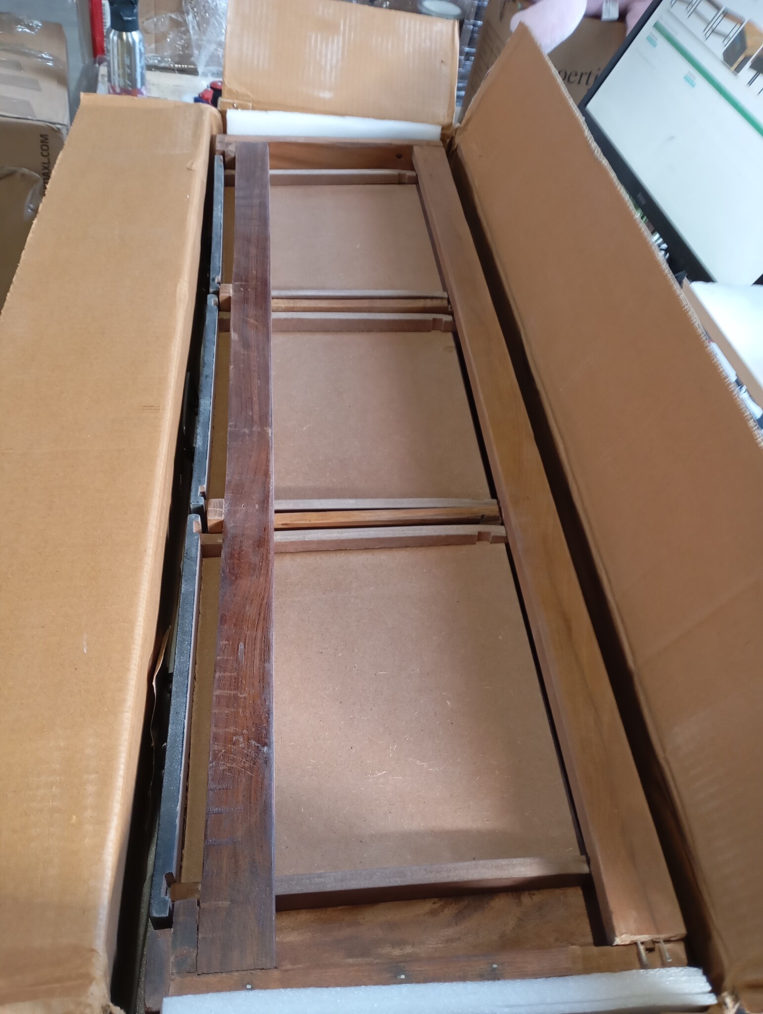Wandtafel Gerecycled Hout & IJzer 110x76 cm - 59% Korting