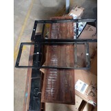 Wandtafel Gerecycled Hout & IJzer 110x76 cm - 59% Korting