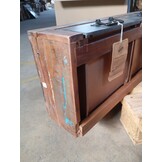 Wandtafel Gerecycled Hout & IJzer 110x76 cm - 59% Korting