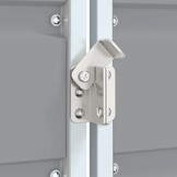 Containerberging voor 3 afvalbakken (216x81x115 cm) - Grijze Staal - 35% Korting