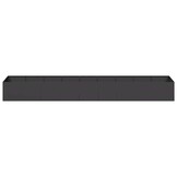 Plantenbak Staal Zwart 360x80x40 cm - 59% Korting!