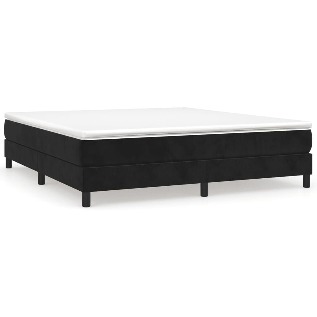 Zwart Fluweel Bedframe 160x200cm - 34% Korting