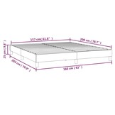 Zwart Fluweel Bedframe 160x200cm - 34% Korting