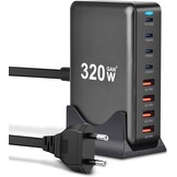 Krachtige 440W GaN Snellader met 8 Poorten (33% Korting!)
