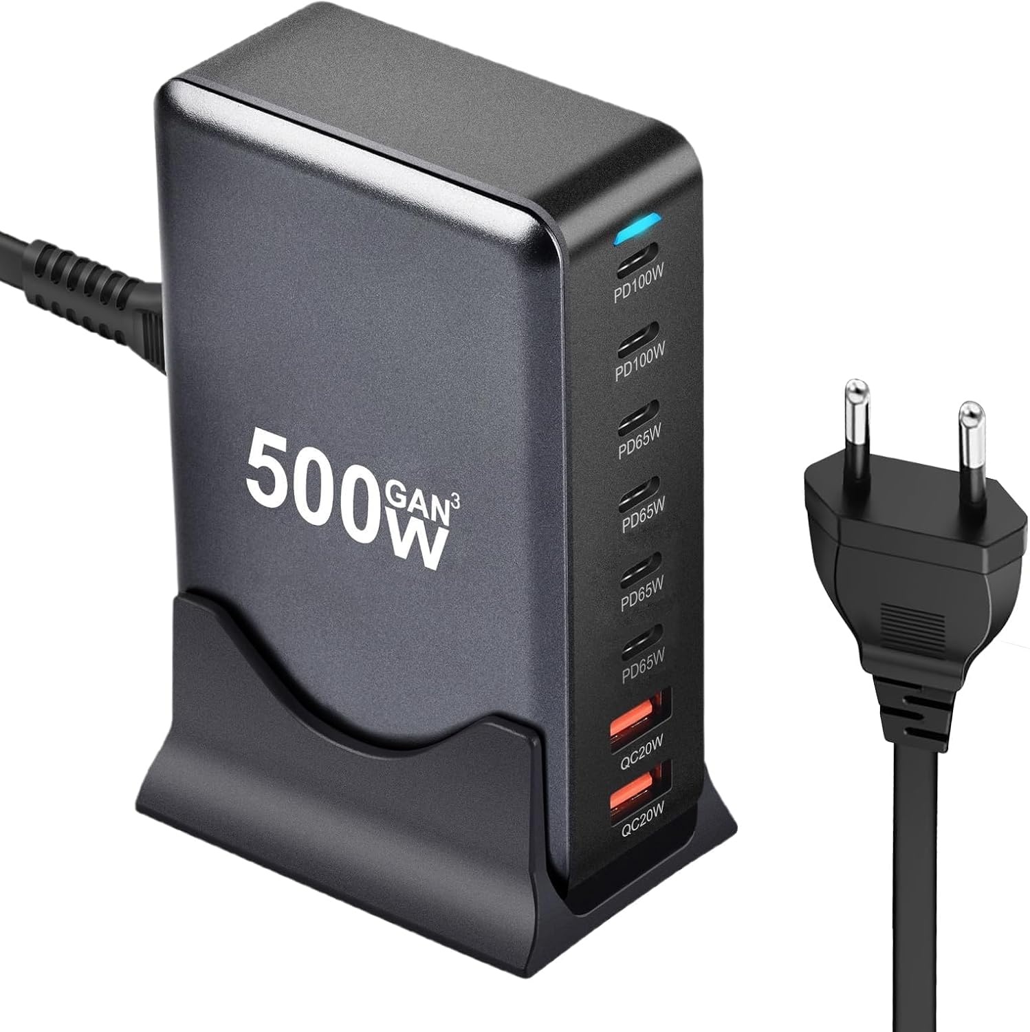 Krachtige 440W GaN Snellader met 8 Poorten (33% Korting!)