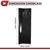 Zwarte Universele PVC Vinyl Beschermfolie voor Auto - 34% Korting