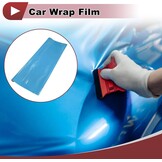 Universele Lichtblauwe Auto Beschermfolie PVC Vinyl 370x152cm - 34% Korting