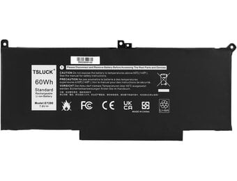 Laptop Accu 60Wh Li-Ion voor Dell Latitude 7280-7490 (28% Korting)