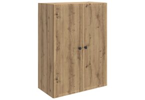 VidaXL Wandkast Bewerkt Hout Artisanaal Eiken - 46% Korting!