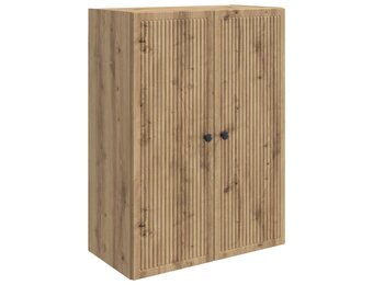 vidaXL Wandkast Bewerkt Hout Artisanaal Eiken - 34% Korting