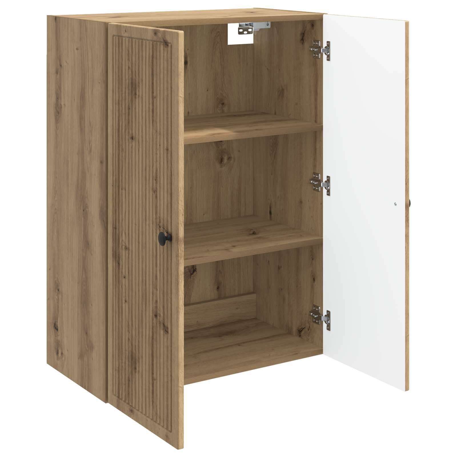 vidaXL Wandkast Bewerkt Hout Artisanaal Eiken - 34% Korting