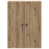 vidaXL Wandkast Bewerkt Hout Artisanaal Eiken - 34% Korting