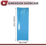 Universele PVC Vinyl Auto Beschermfolie Lichtblauw 3,5m x 12,5m - 33% Korting