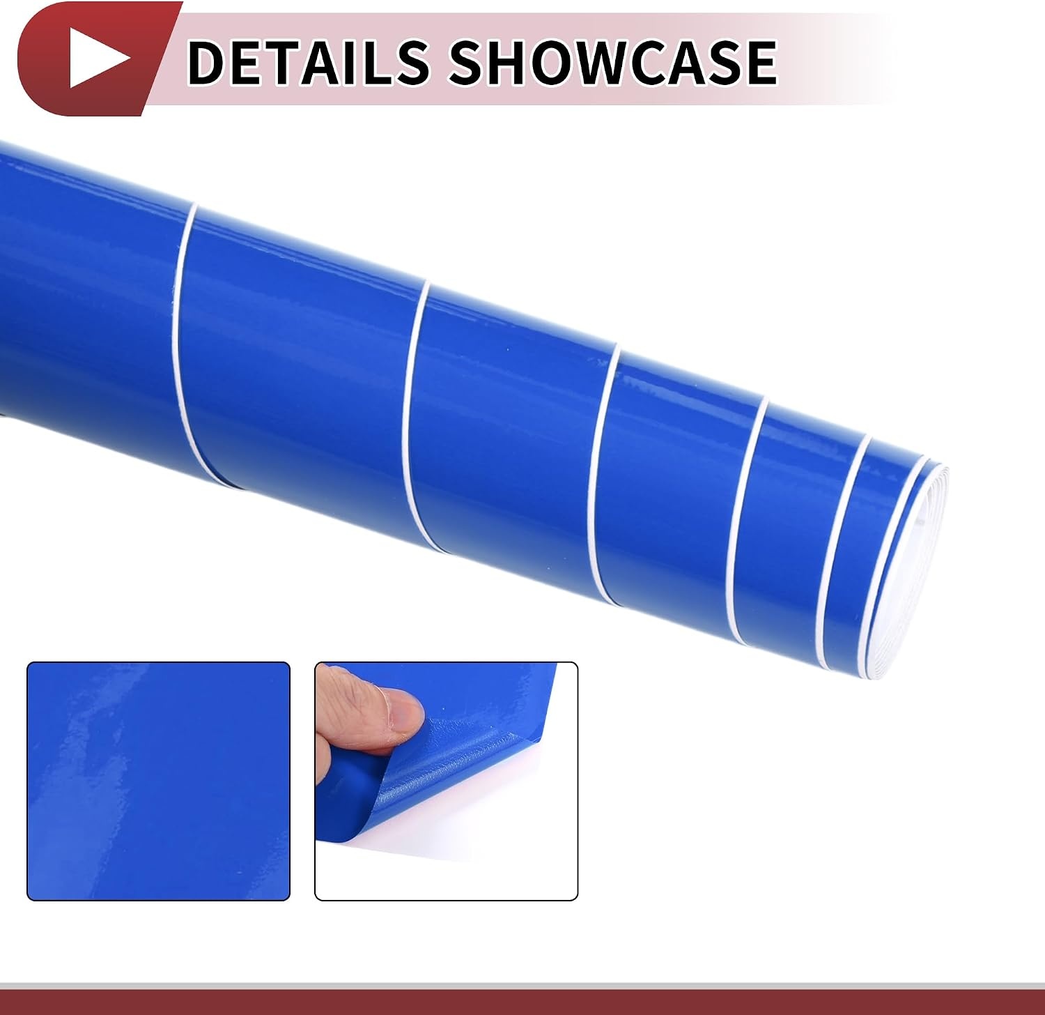 Diepblauwe Vinylfolie Auto 430x152cm - 34% Korting