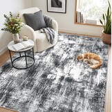 Modern Vloerkleed Taupe 140x200 cm - Wasbaar & Antislip