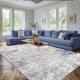 Modern Vloerkleed Taupe 140x200 cm - Wasbaar & Antislip
