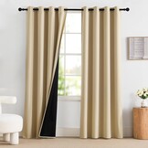 Verduisterende Gordijnen 140x220cm - Biscotti Beige (2 stuks) - 29% Korting