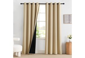 Verduisteringsgordijn Biscotti Beige - 140x220 cm - 35% Korting