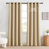 Verduisterende Gordijnen 140x220cm - Biscotti Beige (2 stuks) - 29% Korting