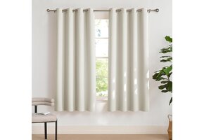 Verduisterende Ooggordijnen Lichtbeige 140x160cm - 39% Korting