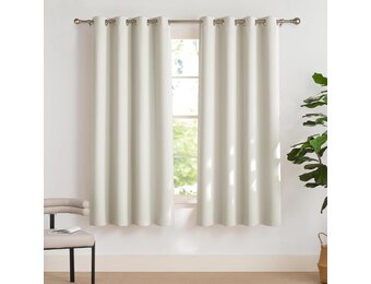 Verduisterende Gordijnen Lichtbeige 140x160cm - 33% Korting