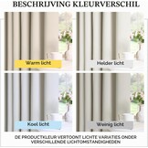 Verduisterende Gordijnen Lichtbeige 140x160cm - 33% Korting