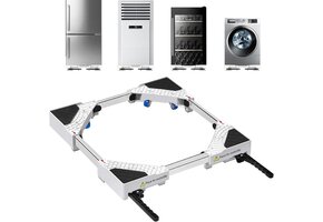 Universeel Wasmachine Onderstel met Wielen - 40% Korting