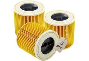 3 Cartridgefilters KFI 3310 voor Kärcher WD Nat-/Droogzuigers - 37% Korting