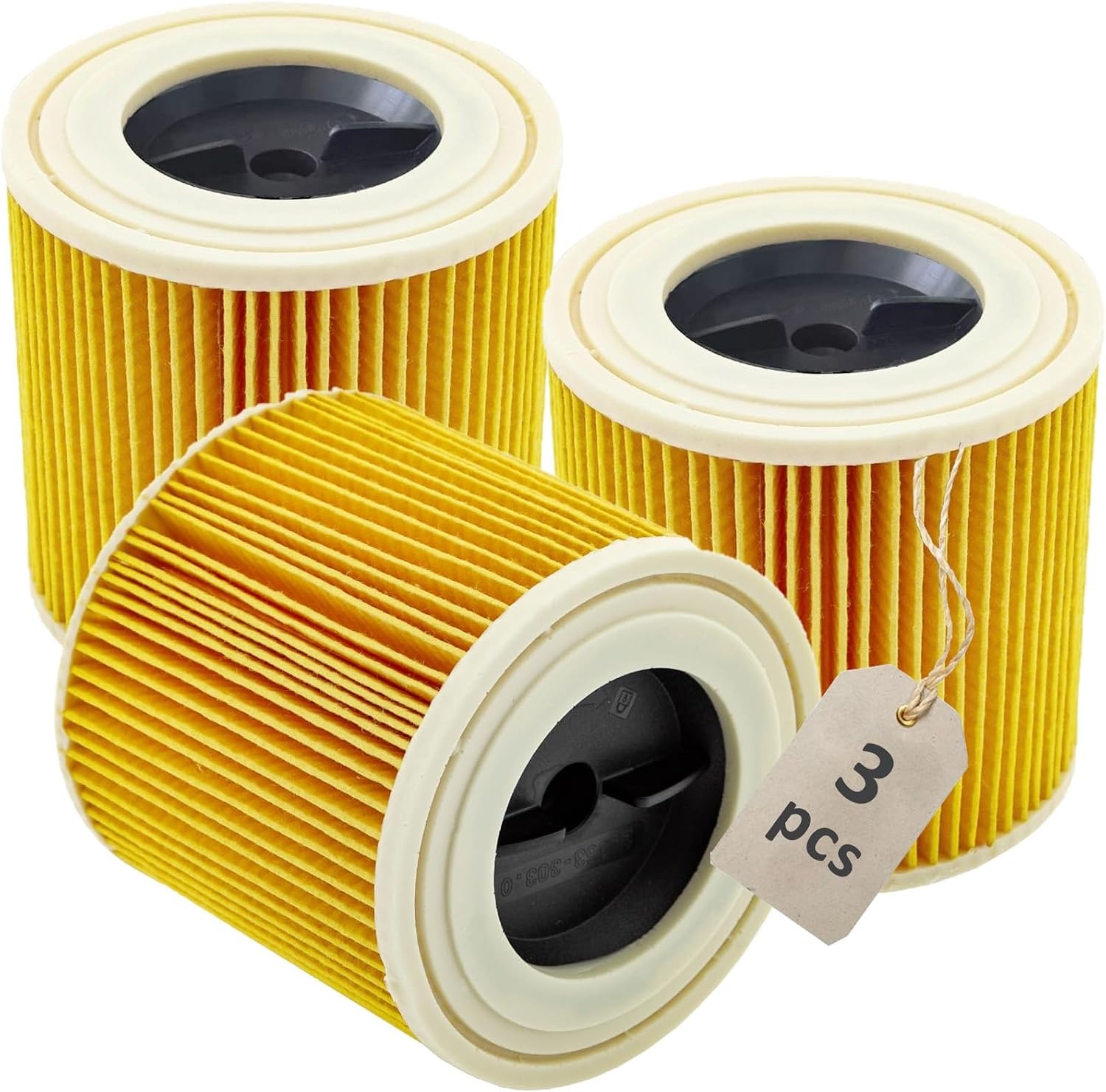 Cartridgefilters Kärcher WD/SE 3 stuks - 31% Korting