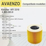 Cartridgefilters Kärcher WD/SE 3 stuks - 31% Korting