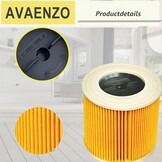 Cartridgefilters Kärcher WD/SE 3 stuks - 31% Korting